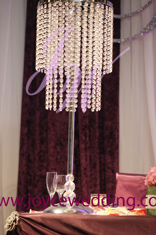#crystal #decoration #reception #wedding #lamp